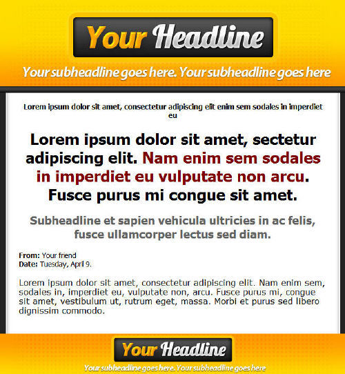 Product picture High Impact PSD HTML CSS Minisite Template V7